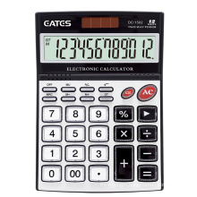 Different touching feeling Two way power  12 digit calculator office transparent special button calculator DC-1502